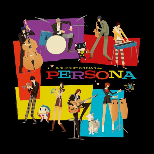 Persona 30th Anniversary Jazz Album covers from The Blueshift Big Band