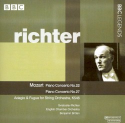 Piano Concerto no. 22 / Piano Concerto no. 27 / Adagio & Fugue for String Orchestra, K. 546