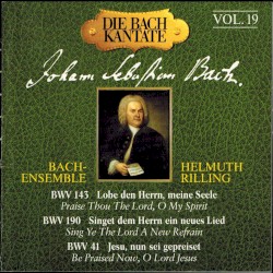 Die Bach Kantate, Volume 19: BWV 143, 190, 41
