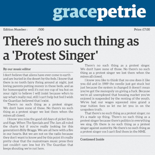 There’s No Such Thing as a Protest Singer