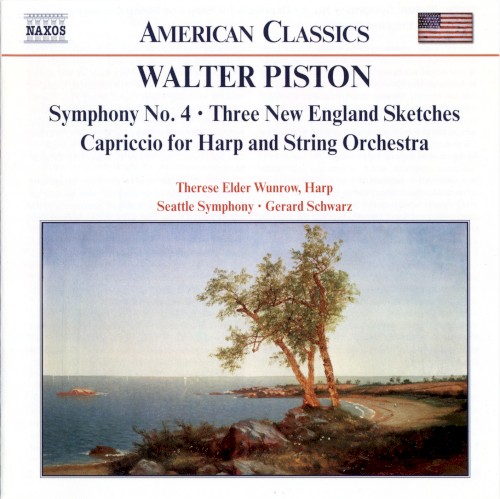 Symphony no. 4 / Three New England Sketches / Capriccio for Harp and String Orchestra