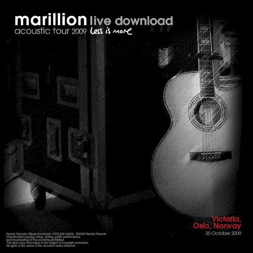 Acoustic Tour 2009: Victoria, Oslo, Norway. 25 October 2009