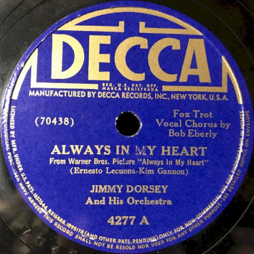 Always in My Heart / Last Night I Said a Prayer
