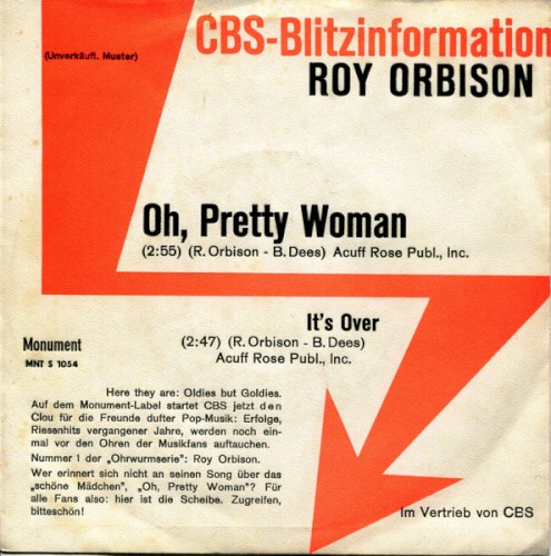 Oh, Pretty Woman / It's Over