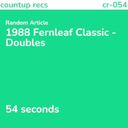 1988 Fernleaf Classic - Doubles