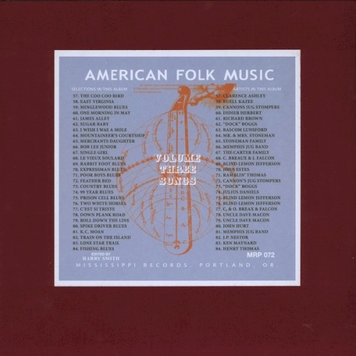 Anthology of American Folk Music, Volume Three: Songs