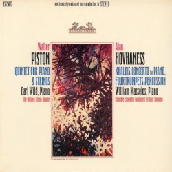 Quintet For Piano & Strings / Khaldis: Concerto For Piano, Four Trumpets & Percussion