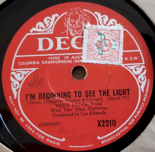 I'm Beginning to See the Light / Coming Home
