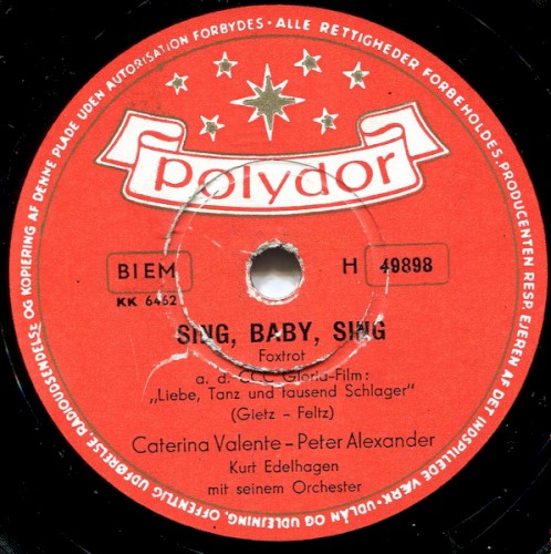 Sing, Baby, sing / Bim-Bam-Bim-Bam-Bina