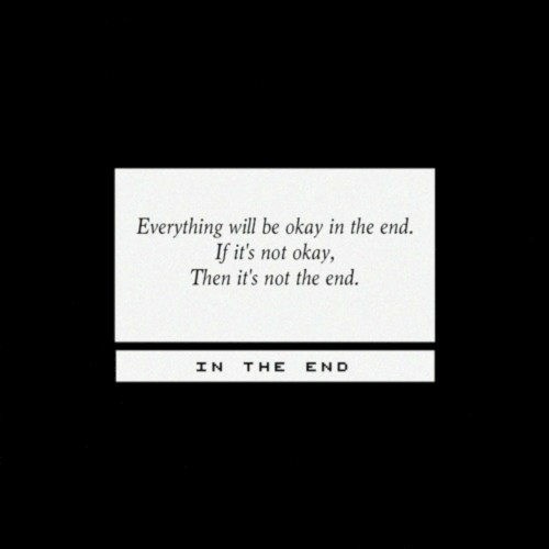 in the end