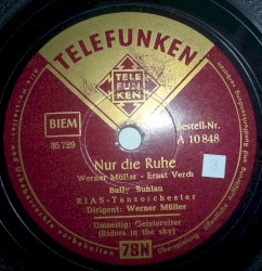 Nur die Ruhe / Geisterreiter (Riders in the Sky)