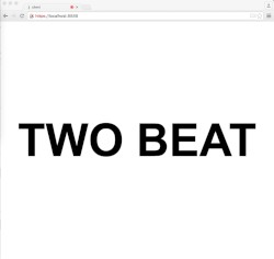 two beat