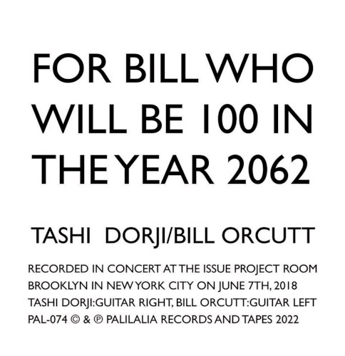 For Bill Who Will Be 100 in the Year 2062