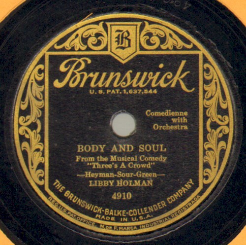 Body And Soul / Something To Remember You By
