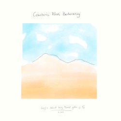 Gwylio Defaid o Ffenast Gefn Y Tŷ / Lino