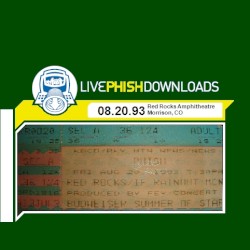1993-08-20: Red Rocks Amphitheatre, Morrison, CO, USA