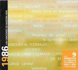 Los número 1 de la música española año a año: 1986
