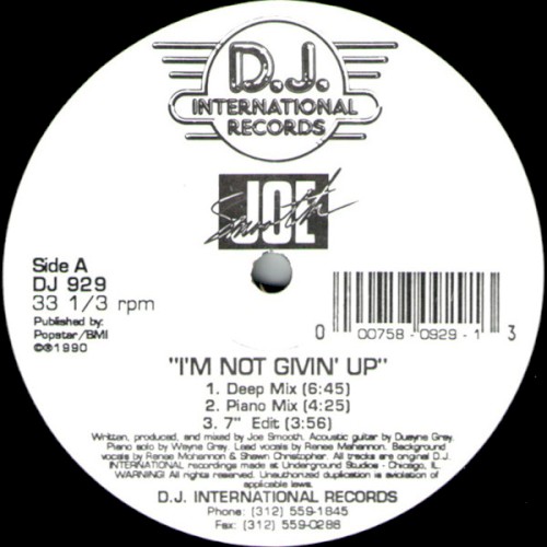 I'm Not Givin' Up / One Moment in Love