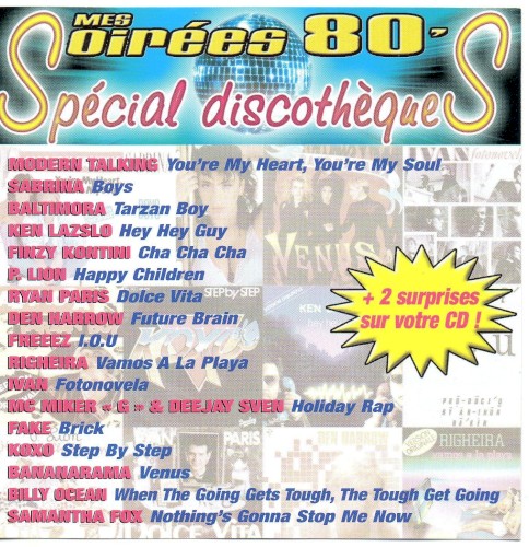 Mes soirées 80’s spécial discothèque