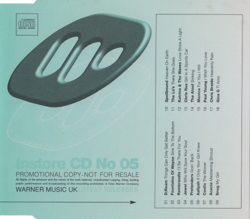 Warner Music UK Latest Releases: Instore CD No 05