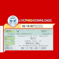 1993-02-15: Memorial Hall, University of North Carolina, Chapel Hill, NC, USA