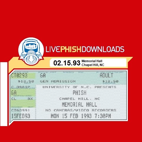 1993-02-15: Memorial Hall, University of North Carolina, Chapel Hill, NC, USA