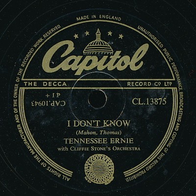 I Don’t Know