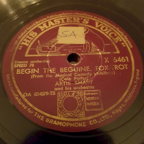 Begin the Beguine / Where or When