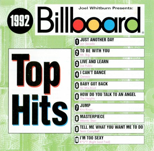 Billboard Top Hits: 1992