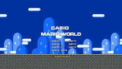 Casio Mario World Soundtrack