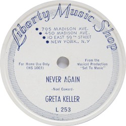 Never Again / I Get Along Without You Very Well