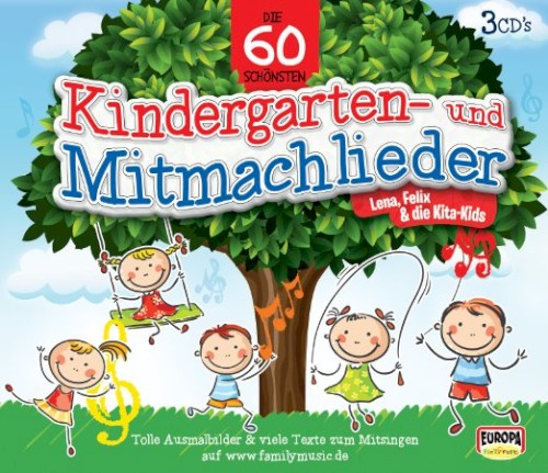 Die 60 Schönsten Kindergarten- und Mitmachlieder