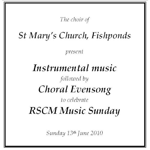 Music Sunday Concert