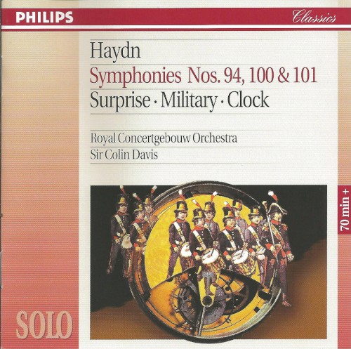 Symphonies nos. 94, 100 & 101: Surprise - Military - Clock