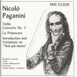 Violin Concerto No. 2 / La Primavera / Introduction and Variations on "Non più mesta"