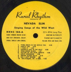 Singing Songs of the Wild West