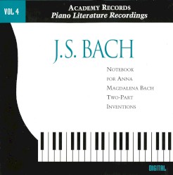 Notebook for Anna Magdalena Bach / Two-Part Inventions
