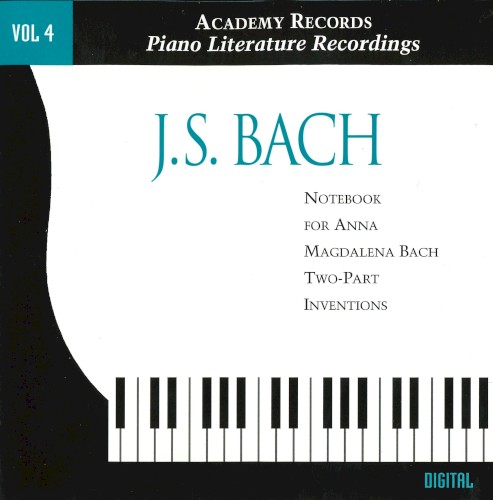 Notebook for Anna Magdalena Bach / Two-Part Inventions
