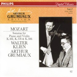 Sonatas for Piano and Violin: K. 481 / K. 378 / K. 306