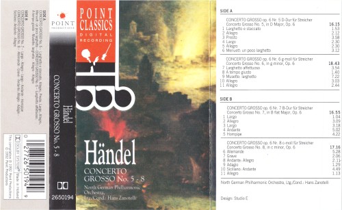 Concerti Grossi Op. 6 Nos 5-8