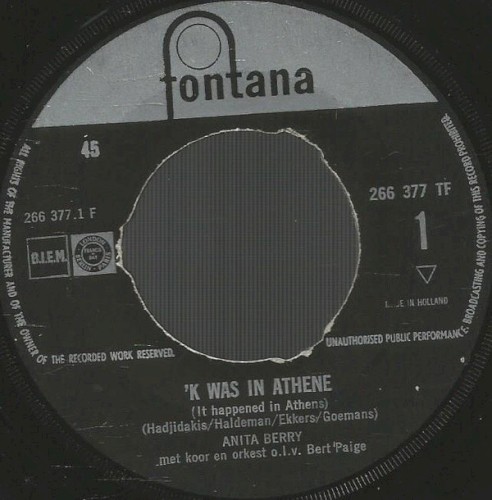 ’k Was in Athene / Taboe (Tabu)