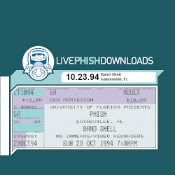 1994-10-23: Band Shell, University of Florida, Gainesville, FL, USA