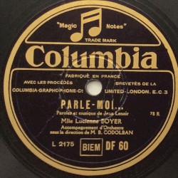Parle‐moi… / Prenez mes roses