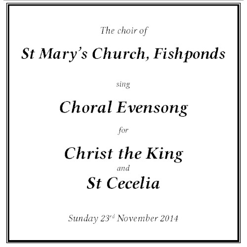 Christ the King 2014