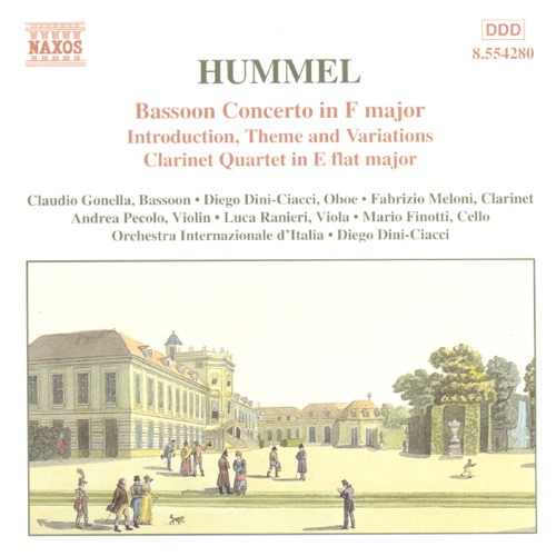 Bassoon Concerto in F major / Introduction, Theme and Variations / Clarinet Quartet in E-flat major