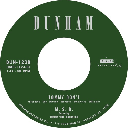 There's a New Day Coming / Tommy Don't