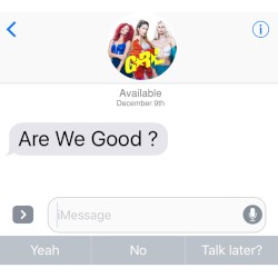 Are We Good