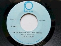 De esta sierra a la otra sierra / La vi partir