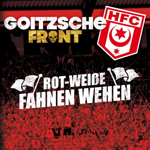 Rot-weiße Fahnen wehen