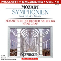 Salzburg, Vol. 13: Symphonien nos. 33 / 45 / 46 / 47